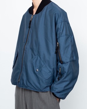 ROYAL CANADIAN AIR FORCE" military flight jacket / epaulette custom / DEAD STOCK