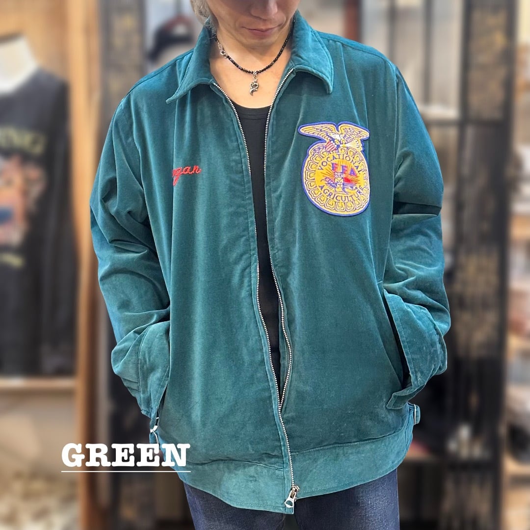 HOUSTON/ヒューストン 51509 COTTON VELVETEEN FFA JACKET / コットン