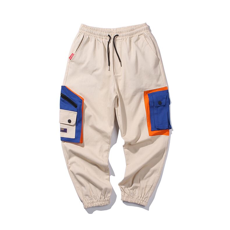 全2色 カーゴパンツ マルチポケット カジュアル ストリート