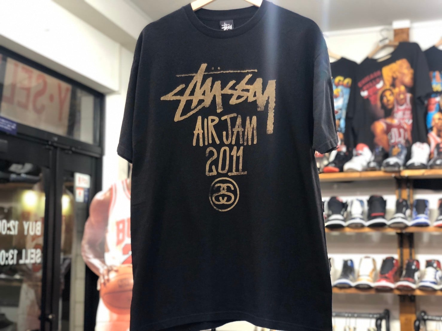 STUSSY AIR JAM 2011 TEE BLACK LARGE 25JD5898 | BRAND BUYERS OSAKA