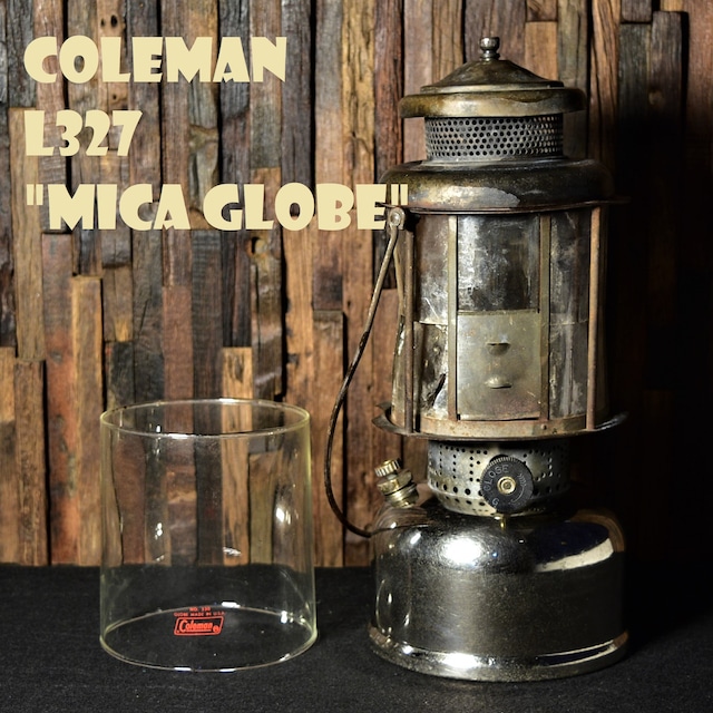 コールマン L327  ビンテージ ツーマントルランタン アメリカ製 鏡面美品 COLEMAN 1928年2月製造 1920年代 リプロマイカグローブ 分解メンテナンス済 点火確認済