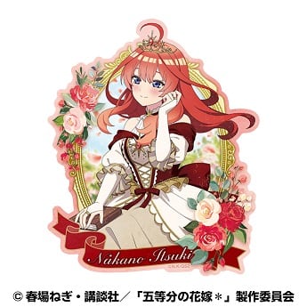 五等分の花嫁* トラベルステッカー⑤中野五月(深窓の令嬢)