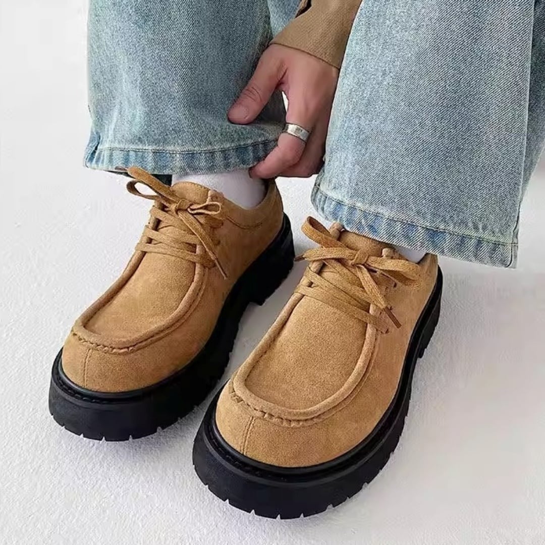 クラシックレトロ チロリアンデザインシューズ 2カラー D12294