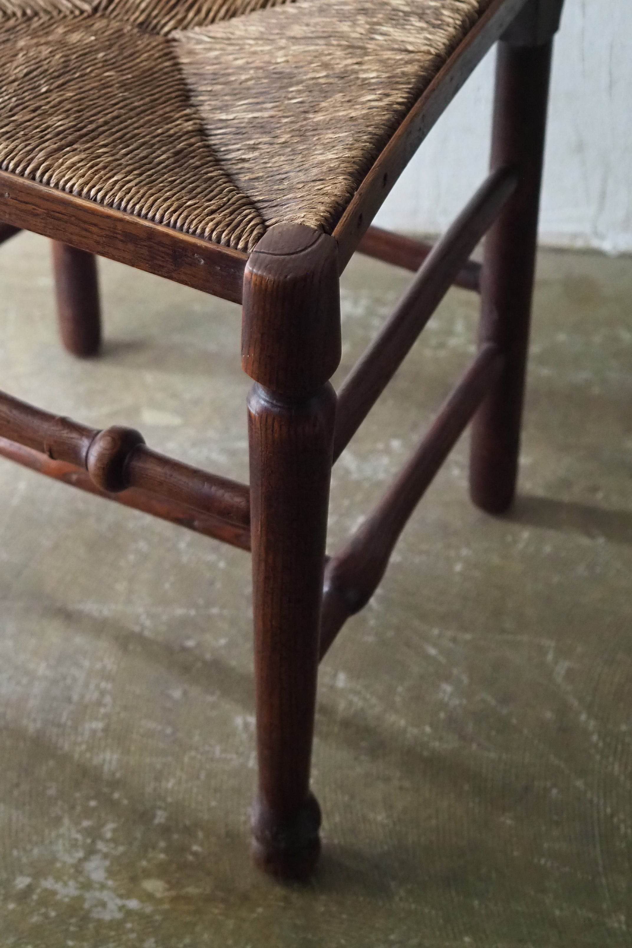 メンテナンス中です アーツ&クラフツ ラッシュチェア-antique rush