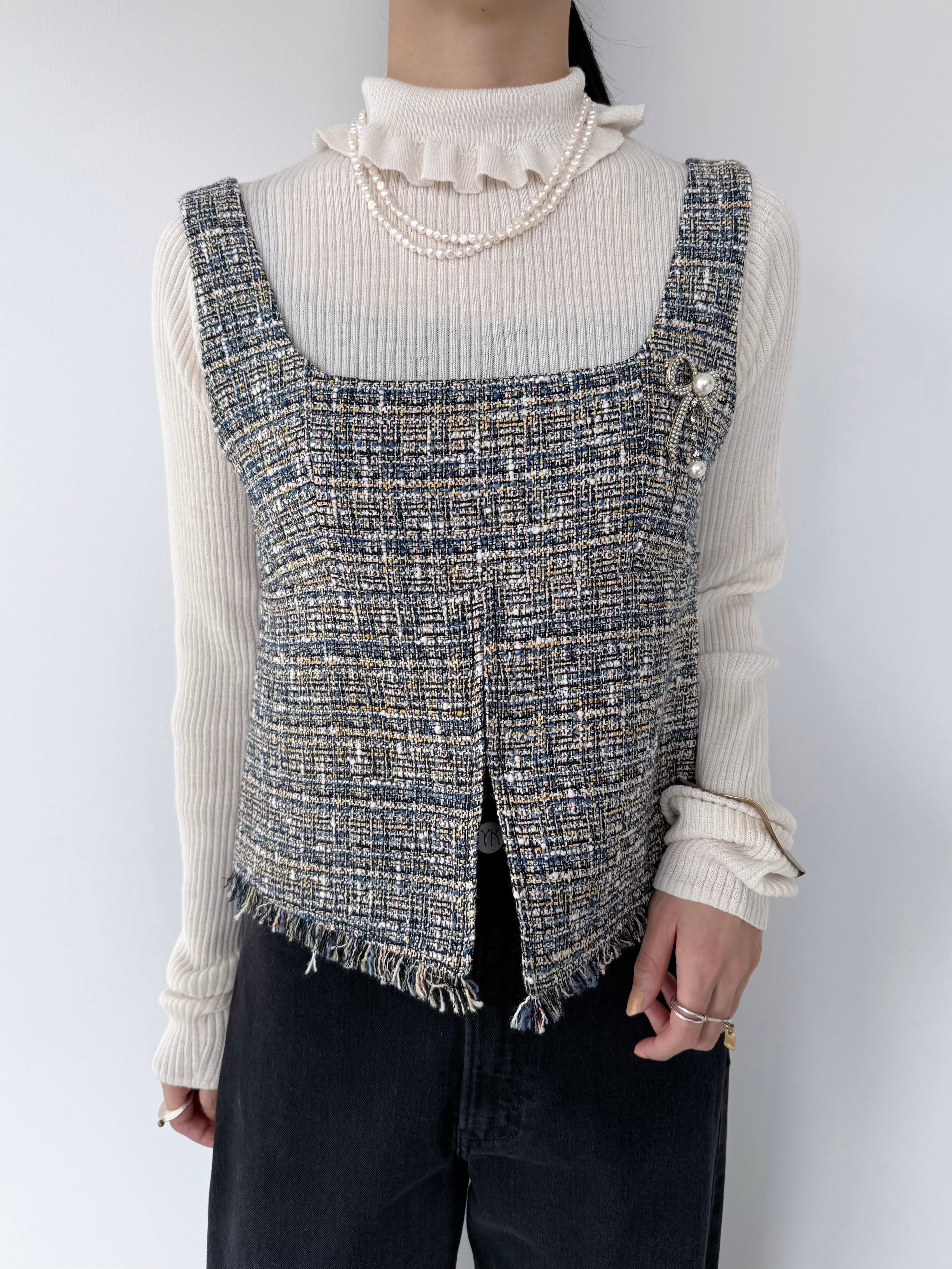 トップス koko トレイン モーション カモ 1/4 ジップトップ / TRAIN MOTION CAMO 1/4