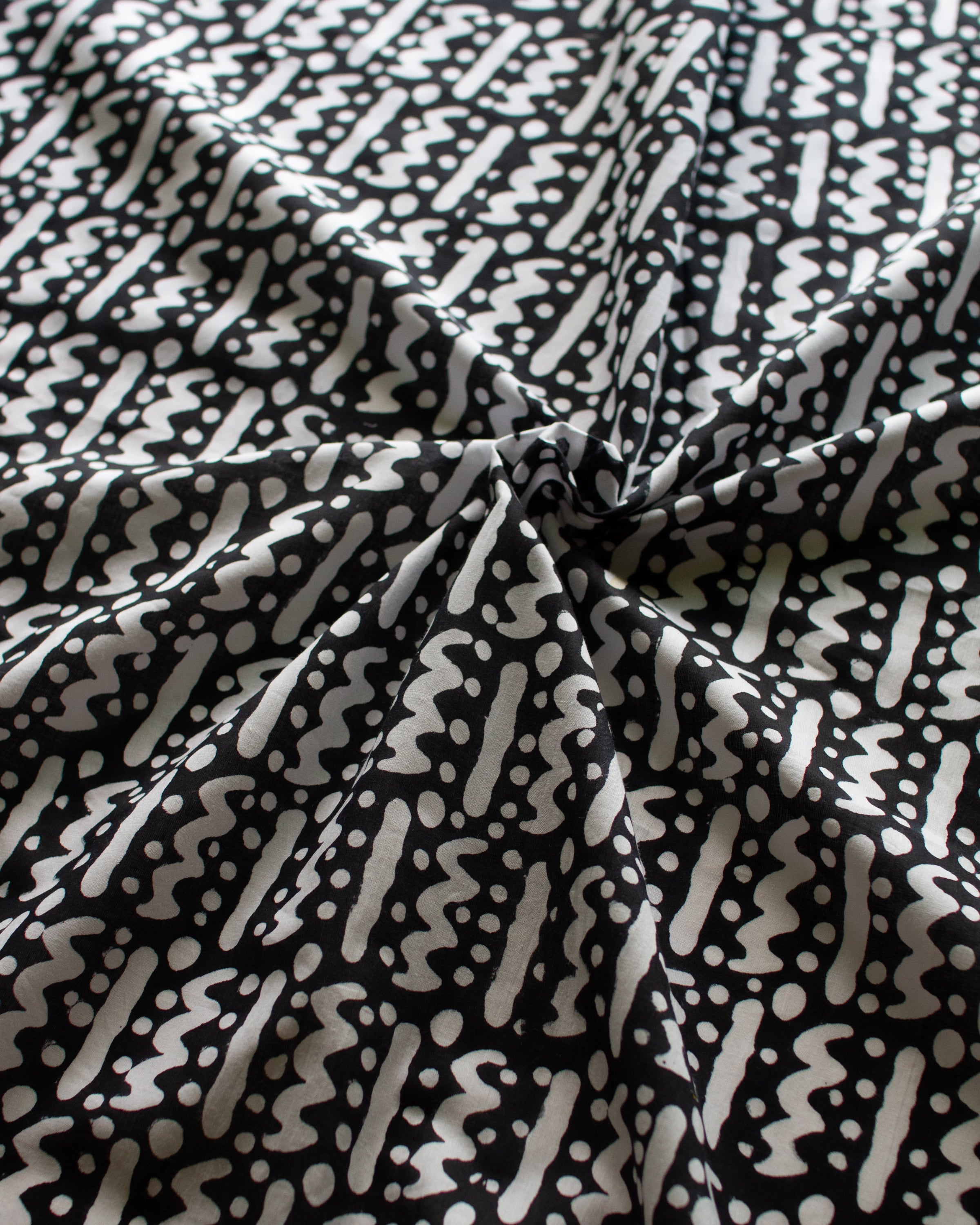 Block print FABRIC. <Inner Cosmos>