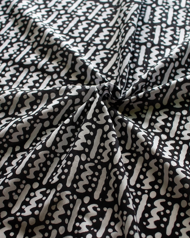 Block print FABRIC. <Inner Cosmos>
