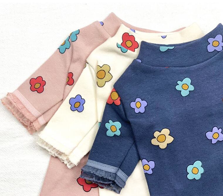 candy t-shirt XS ~ XL 3color / 犬服 春夏 新作 可愛い 犬の服 ストレッチ 長袖 ドッグウェア お揃い ペット top104