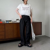 リブクルーネックシアーPO/ホワイト