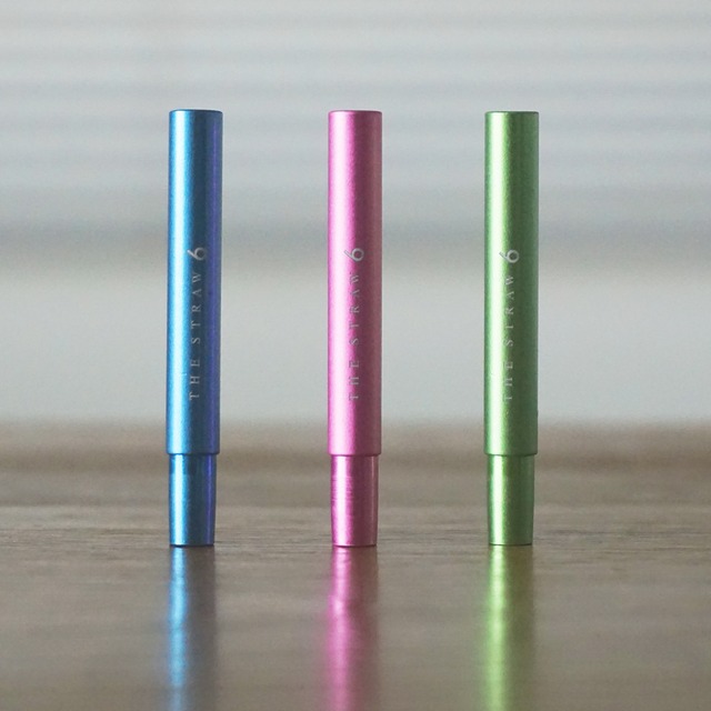 THE STRAW 6［Blue］［Mint Green］［Sakura Pink］3色セット