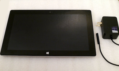 動作良好◆Microsoft マイクロソフト Surface RT サーフェス 32GB Windows RT タブレット 銀◆ Office 2013 RT 標準搭載の進化型タブレット