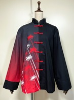 [komagire×Spide Lilyコラボ]チャイナシャツ(赤)