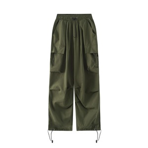 【韓国通販 dgo】UNISEX 2colors ビッグポケット カーゴパンツ アーミーグリーン/ブラック(M3796）センス溢れるファッションitem