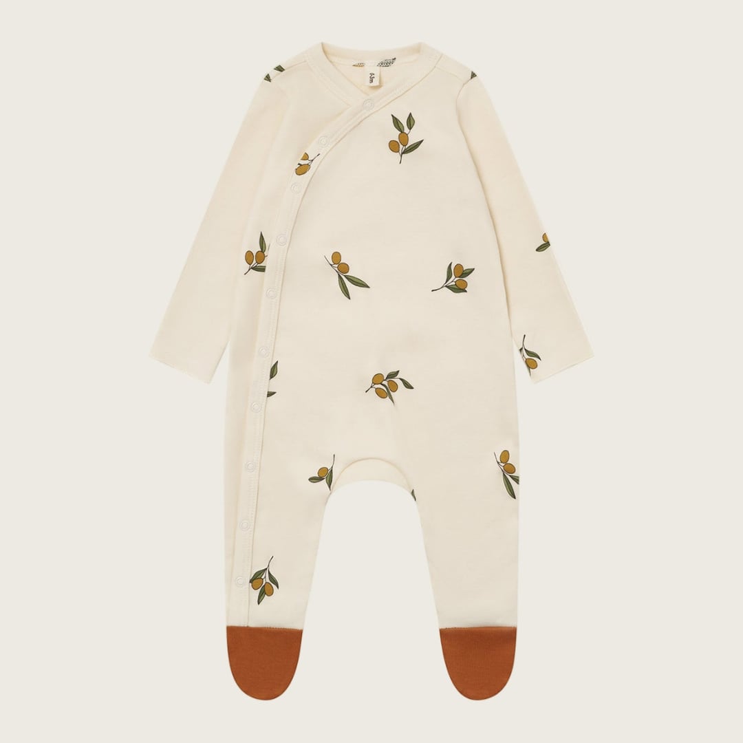 organic zoo / Olive Garden Suit with contrast feet