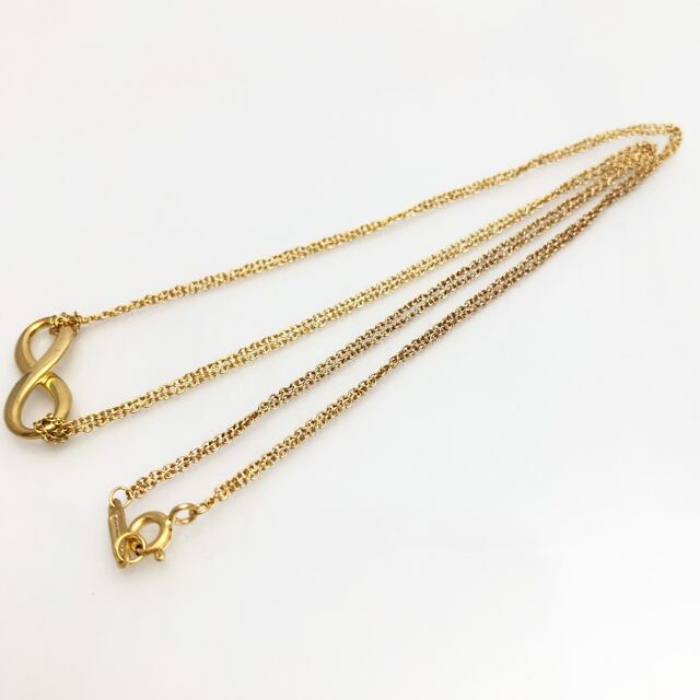 Tiffany ティファニー インフィニティ ネックレス 750 Yg 18k Brand Shop King