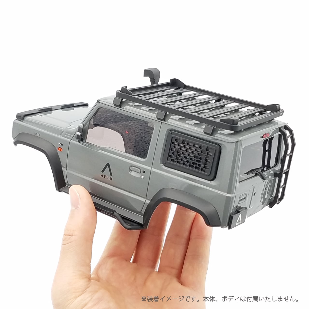ドリラジ　ボディ　3台セット　① 京商 Mini-z 4x4 Jimny ジムニー用 リア・ウインドウネット ミニッツ
