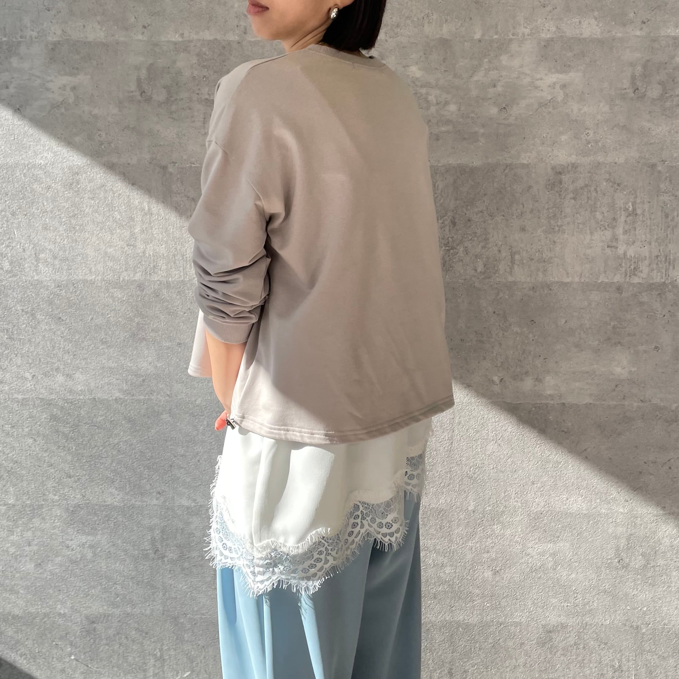 レースヘムアシンメトリーキャミソール（NO.85261716） | AnnaKerry