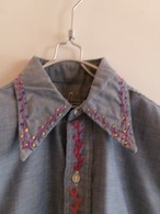 Embroidery design dungaree shirts