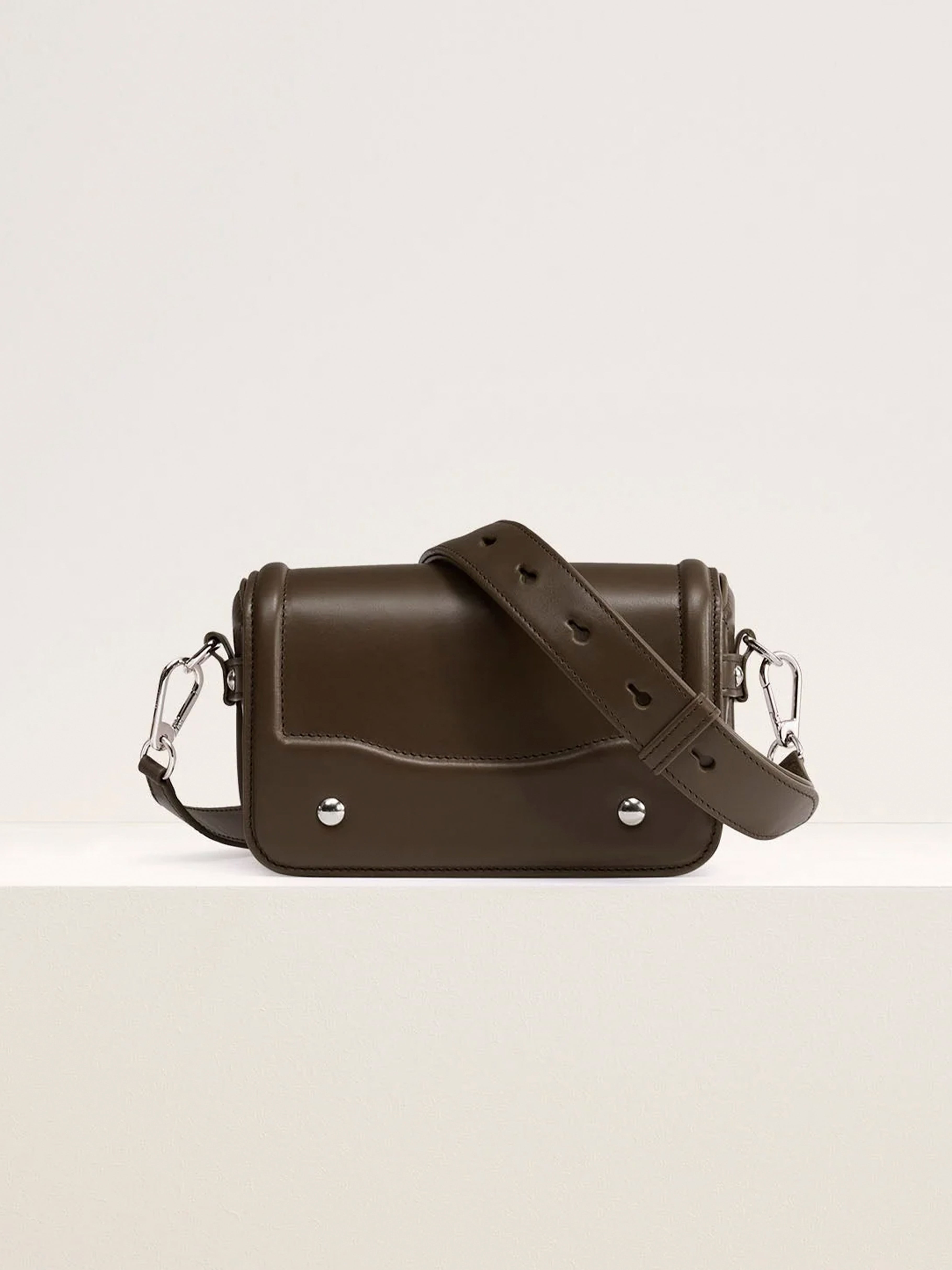 LEMAIRE RANSEL MINI SATCHEL KHAKI MOSS BG0056 LL0016 | BEST 
