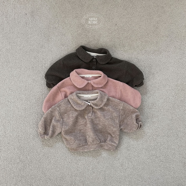《即納》《minirobe》roundneck sweat