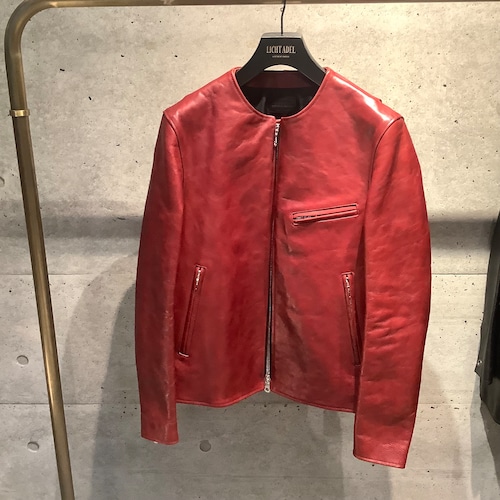 Licht Adel LS-JKT02 SingleJacket Red　leather riders jacket　受注生産GW期間限定