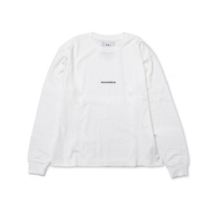 BASIC LOGO Crew Neck ロングT-SHIRT/WHITE-unisex-