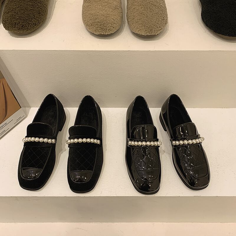 スプリングチェーン カジュアルシングル 靴 シューズ ストリート 春物 フェイクシューズ64973382597