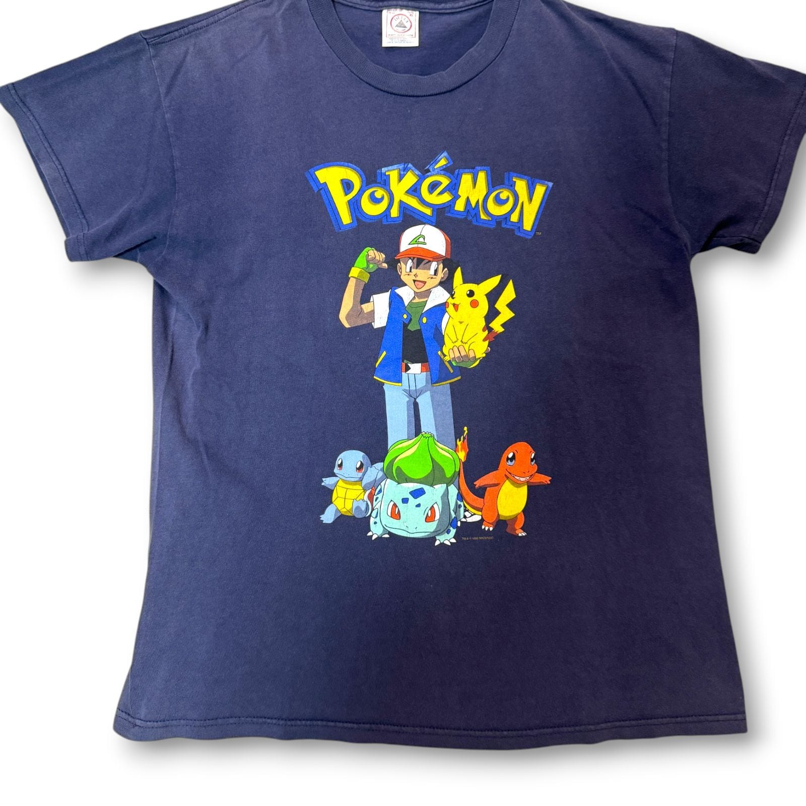 90s POKEMON 初代御三家 ポケモン Tシャツ XLサイズ ゲームTシャツ