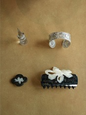 Fleur Contrast Hair Accessories F0866