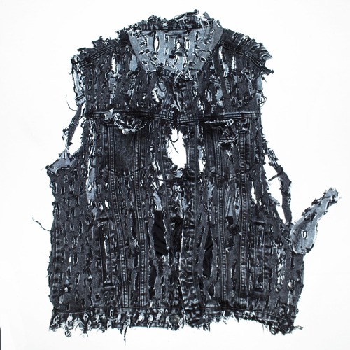 『Nurse Naoya』cut out denim vest
