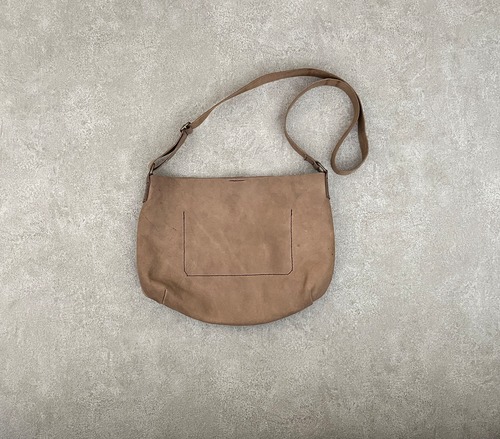 Semicircular shoulder bag(M)gray 半円型ショルダーバッグ(M) グレー <C>