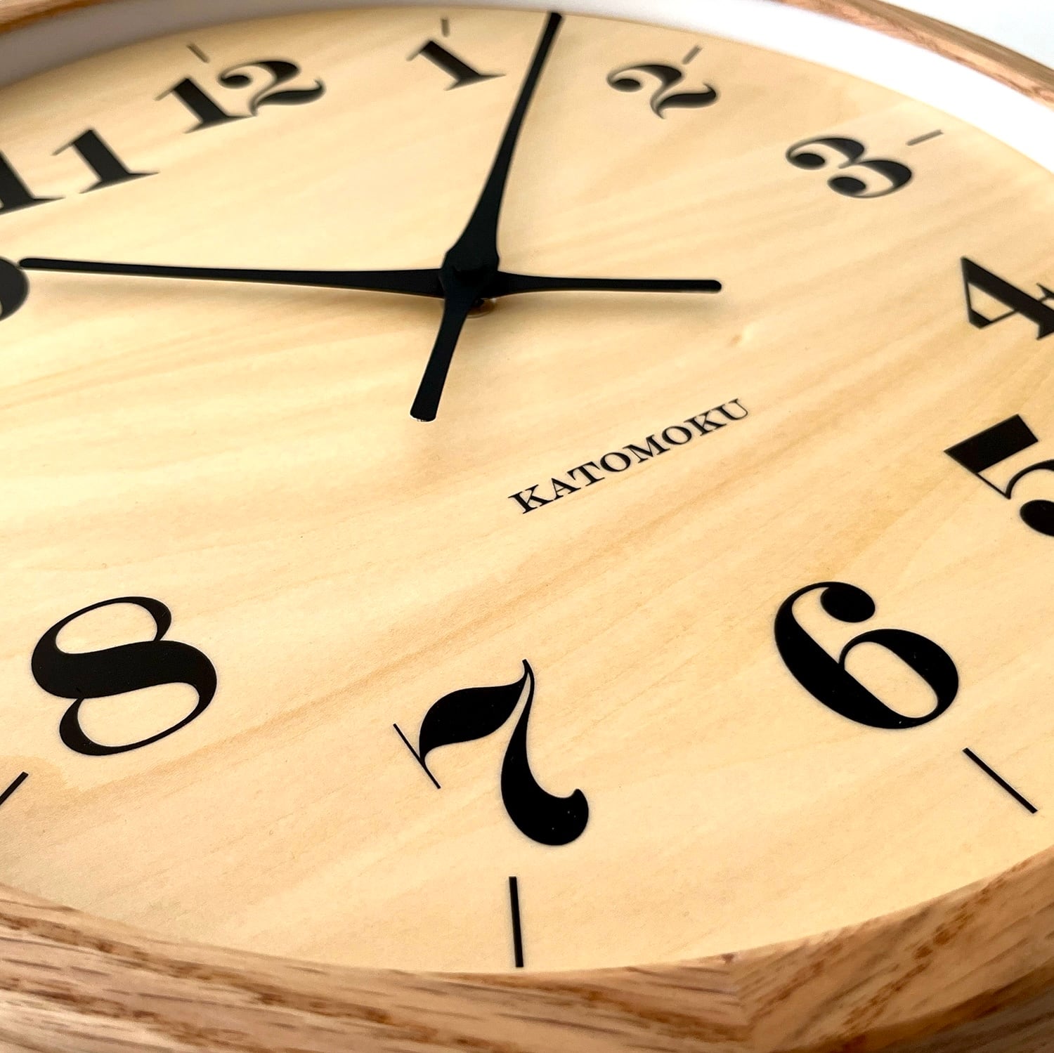 KATOMOKU muku clock 22 LL オーク km-142OA 掛け時計 | 加藤木工株式