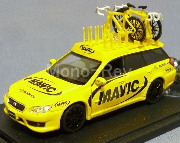 エムテック スバル レガシィ MAVIC サポートカー 2006 (BP5) 絶版ミニカーショップ モノ レブ BASE店