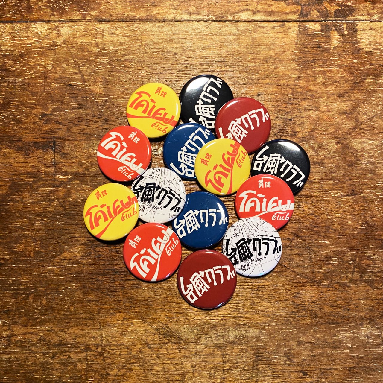 台風クラブ 新品未開封レコードセット 缶バッジ11種ステッカー3種付き 台風クラブ 新品未開封レコードセット 缶バッジ11種ステッカー3種付き