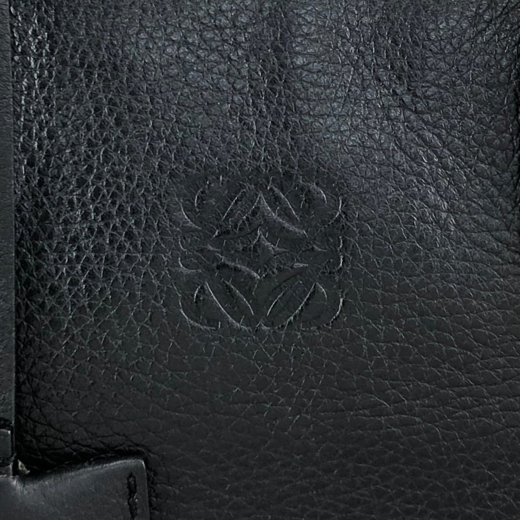 LOEWE ロエベ アマソナ28 ハンドバッグ ブラック アナグラム レザー