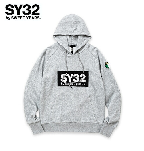 SY32 by SWEET YEARS エスワイサーティトゥ パーカー プルオーバー メンズ SAGARA WAPEEN BOXLOGO P/O HOODIE 13505 GRAY