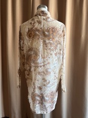 abstract pattern sheer long shirt-5177-8