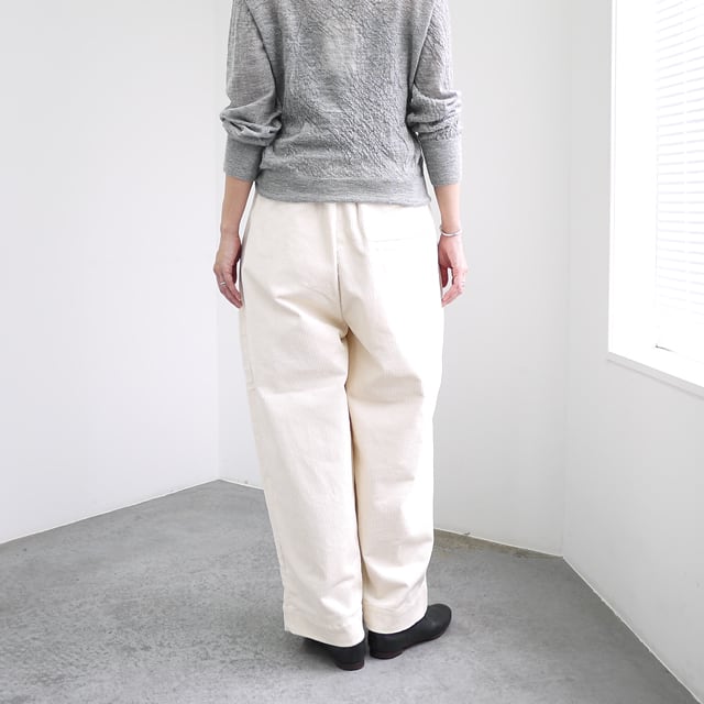 新品ARTE POVERA デニムダメージ加工２タックイージーパンツXS 新品ARTE POVERA デニムダメージ加工2タックイージーパンツXS