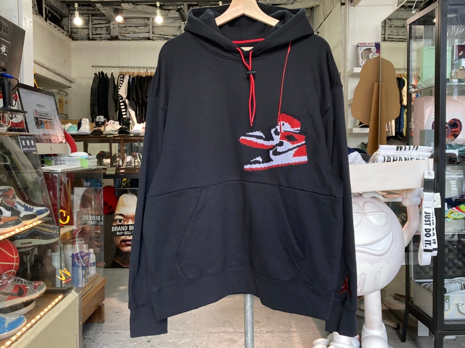 NIKE JORDAN JUMPMAN HOLIDAY PULLOVER CT3458-010 XXL BLACK 40JK0587 ...