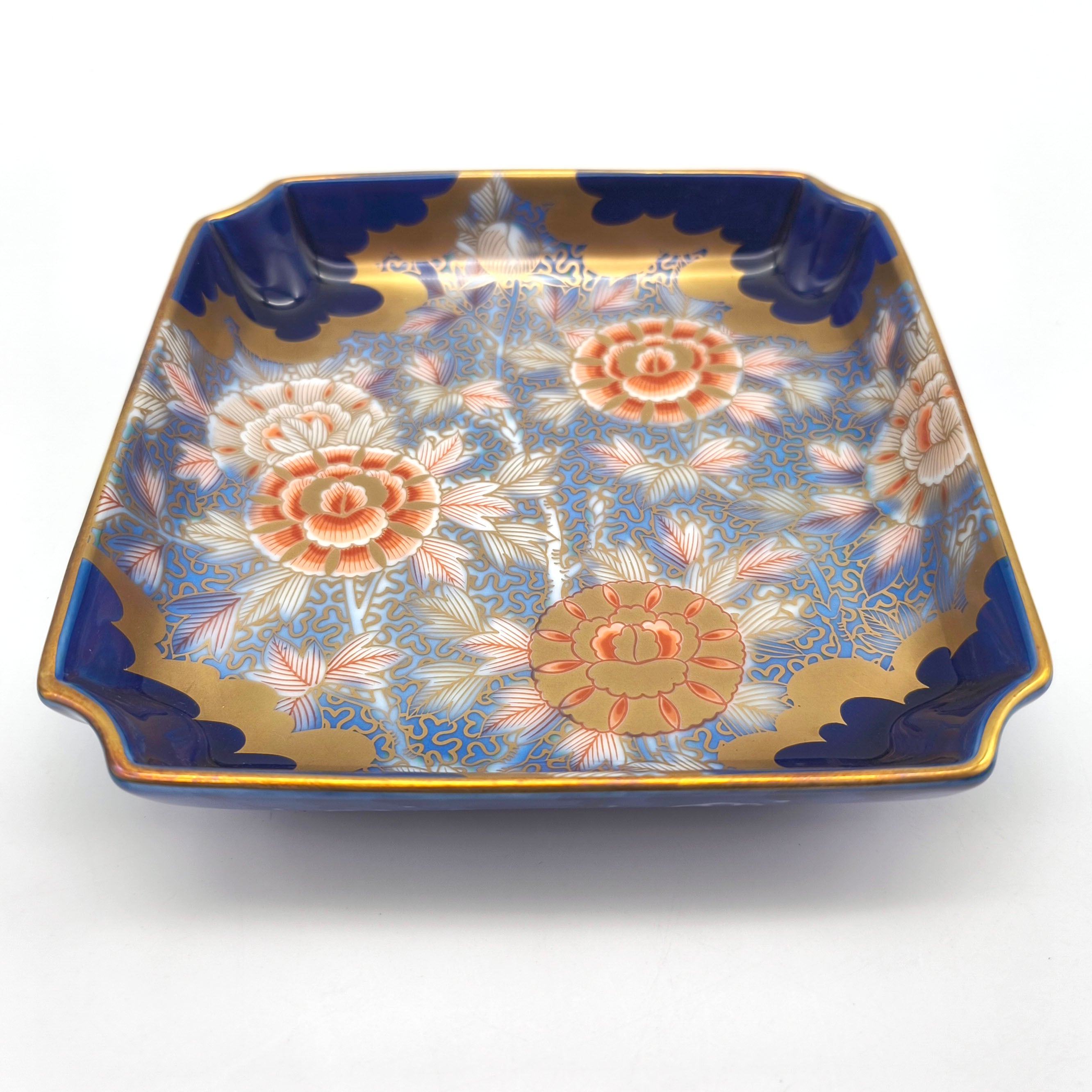 有田焼・深川製磁・角皿・絵皿・飾り皿・No.250917-16・梱包サイズ60