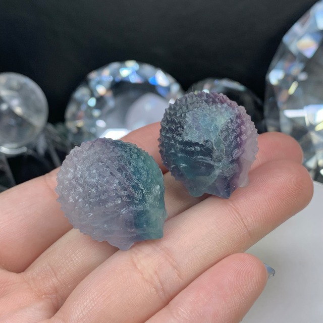 14.フローライトハリネズミさん☆ペアセット