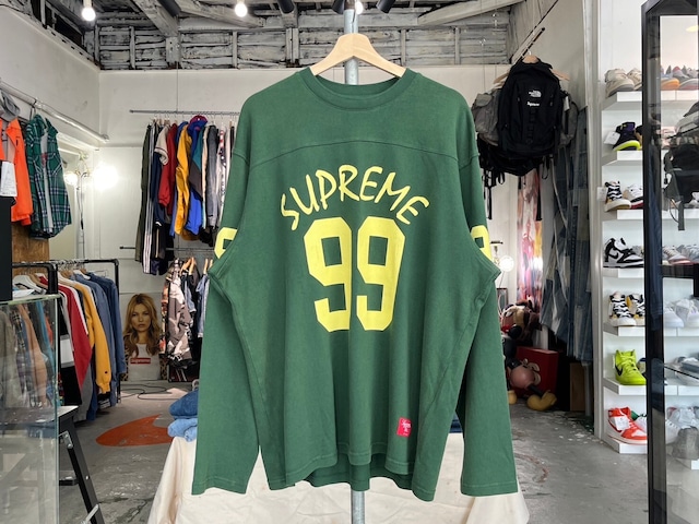 Supreme 99 LS FOOTBALL TOP GREEN XL 01042