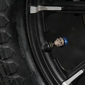 VINTAGE HELL'MET VALVE CAP /LameBlue