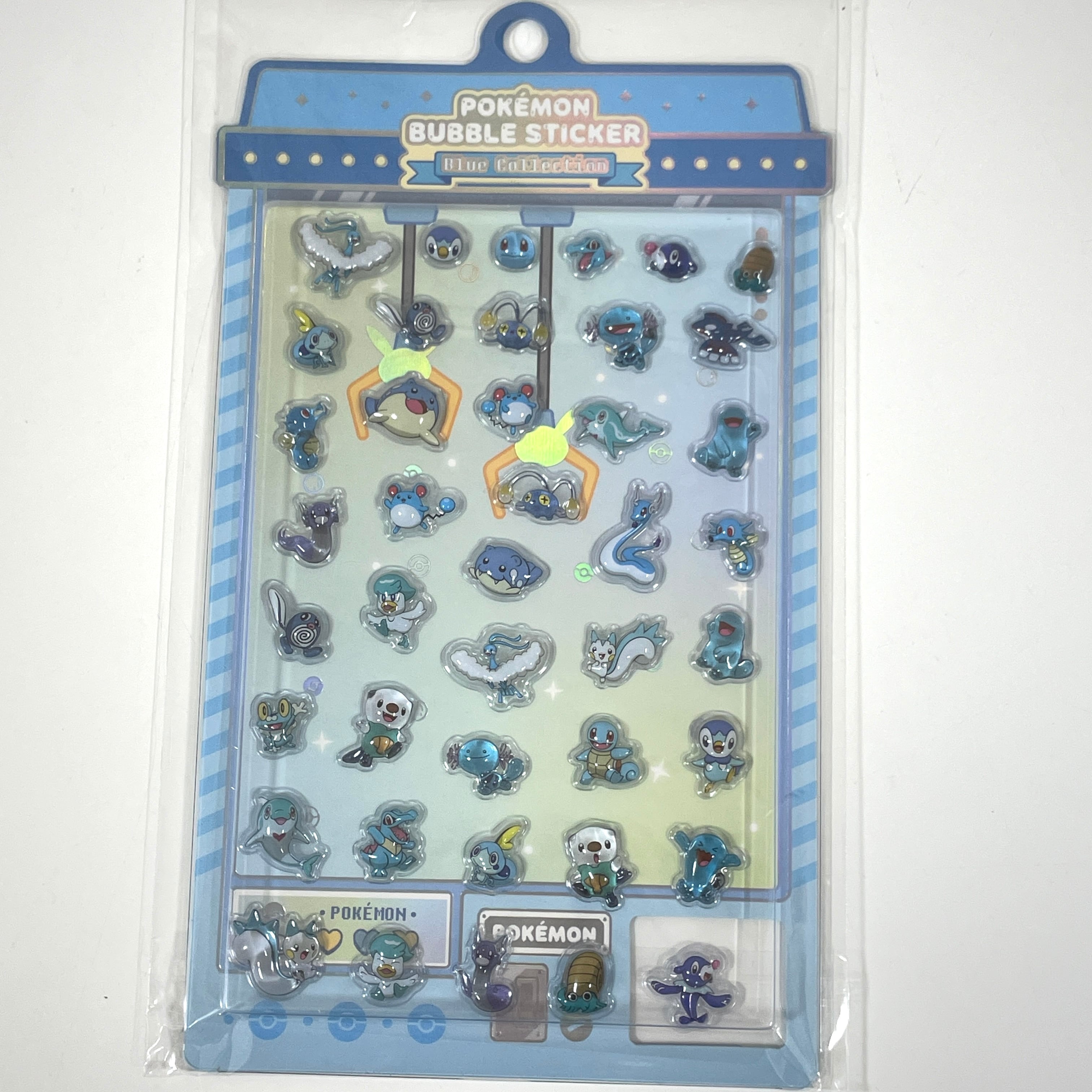 廃盤品】ポケモン ポップアップ限定 バブルステッカー 3D シール 立体