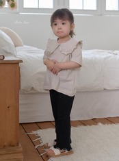 bebenine 26/SM フリル丸襟Tシャツ