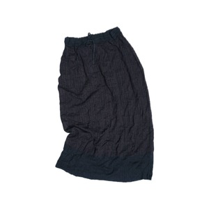 【ONICA】Crinkle Jacquard Skirt (Brown)