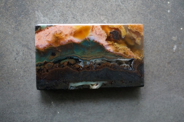 インドネシア産ブルーペトリファイドウッド Blue Opalized Petrified Wood 2122