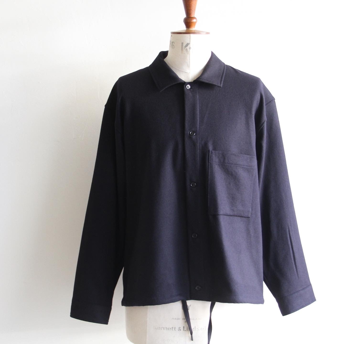 STILL BY HAND【mens】wool coach jacket