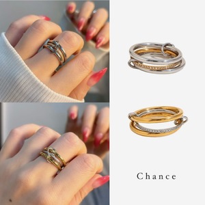 mix color zirconia triple ring