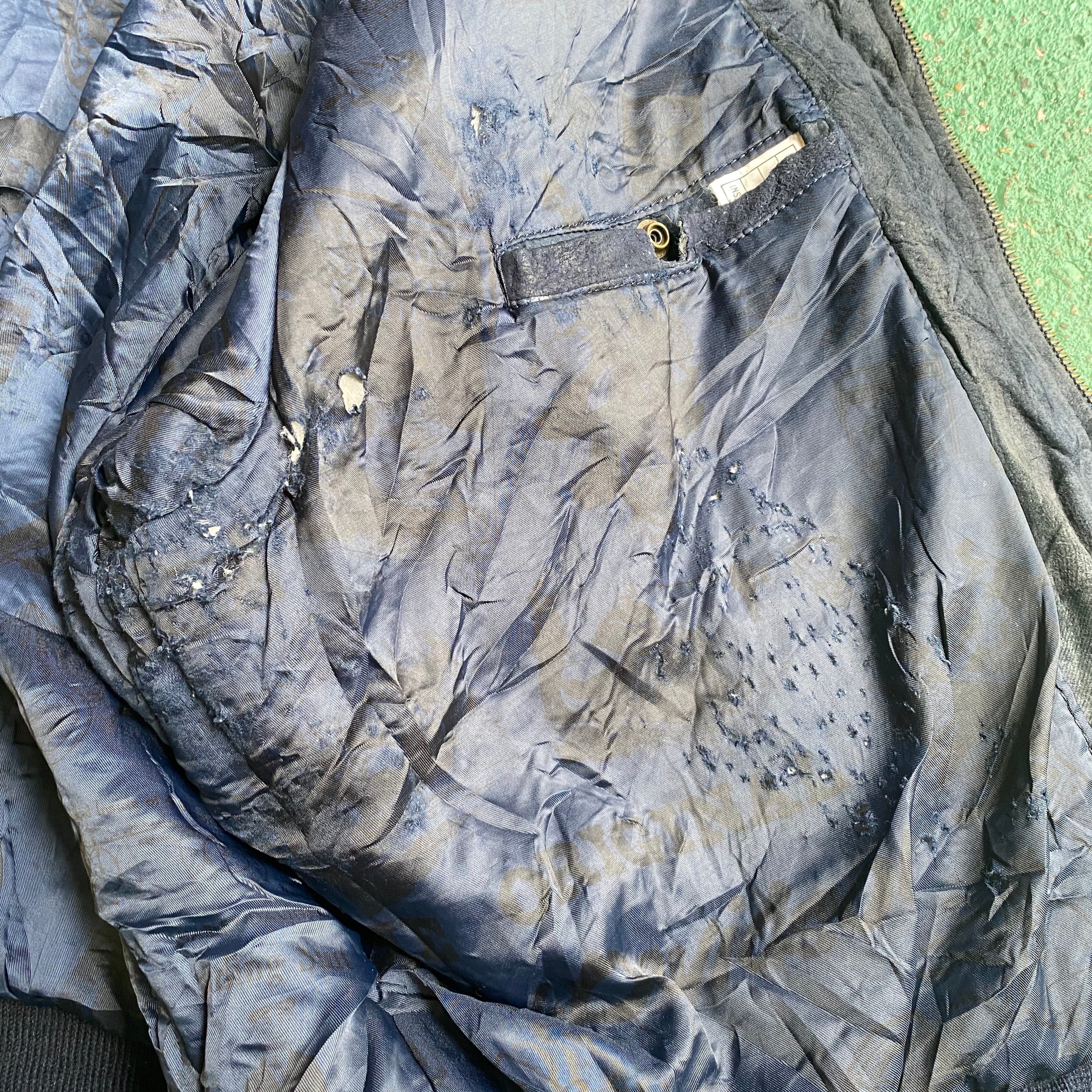 ハーレーダビッドソン Lサイズ 豚革 刺繍 レザースウェード ブルゾン グレー 80年代 ビンテージ Harley-Davidson ハーレーダビッドソン スエード